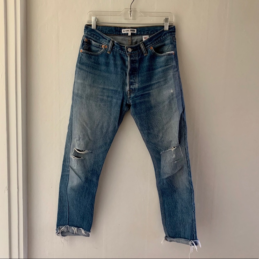 RE/DONE Vintage Levi’s Skinny Straight Jeans